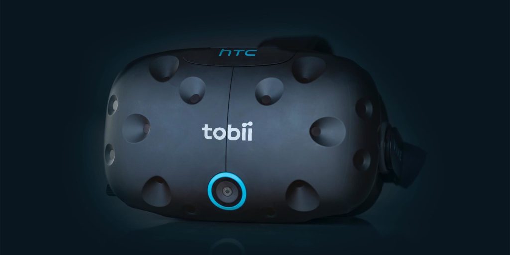 HTC Vive Eye Tracking Technology. tobii
