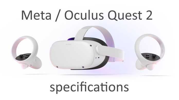 Meta Oculus Quest 2 Specifications
