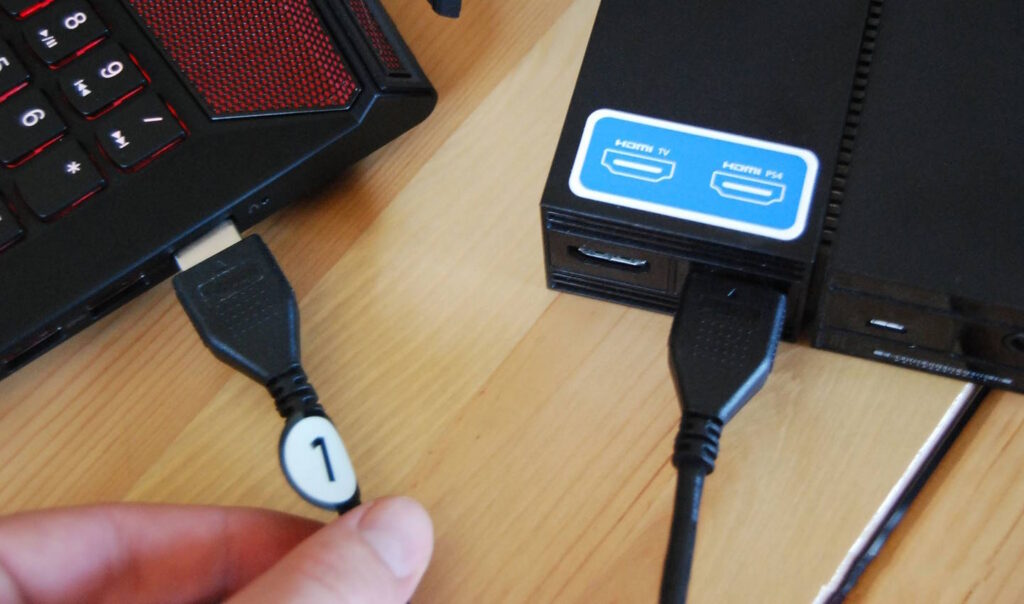 Connect the other end of the HDMI cable