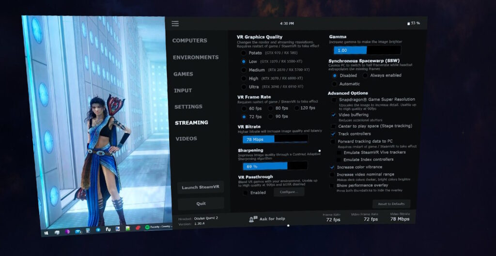 Virtual Desktop-options-streaming