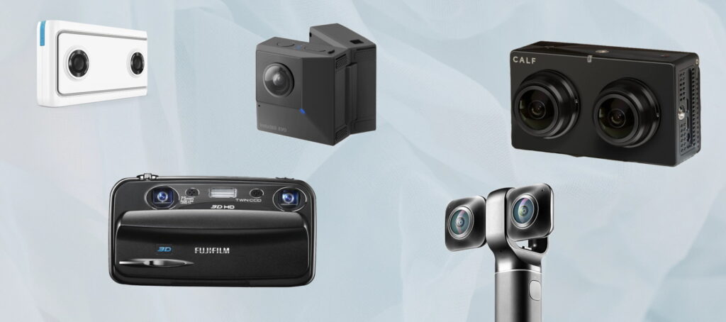different 3d 180 cameras